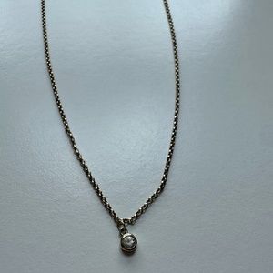 Mejuri White Sapphire necklace